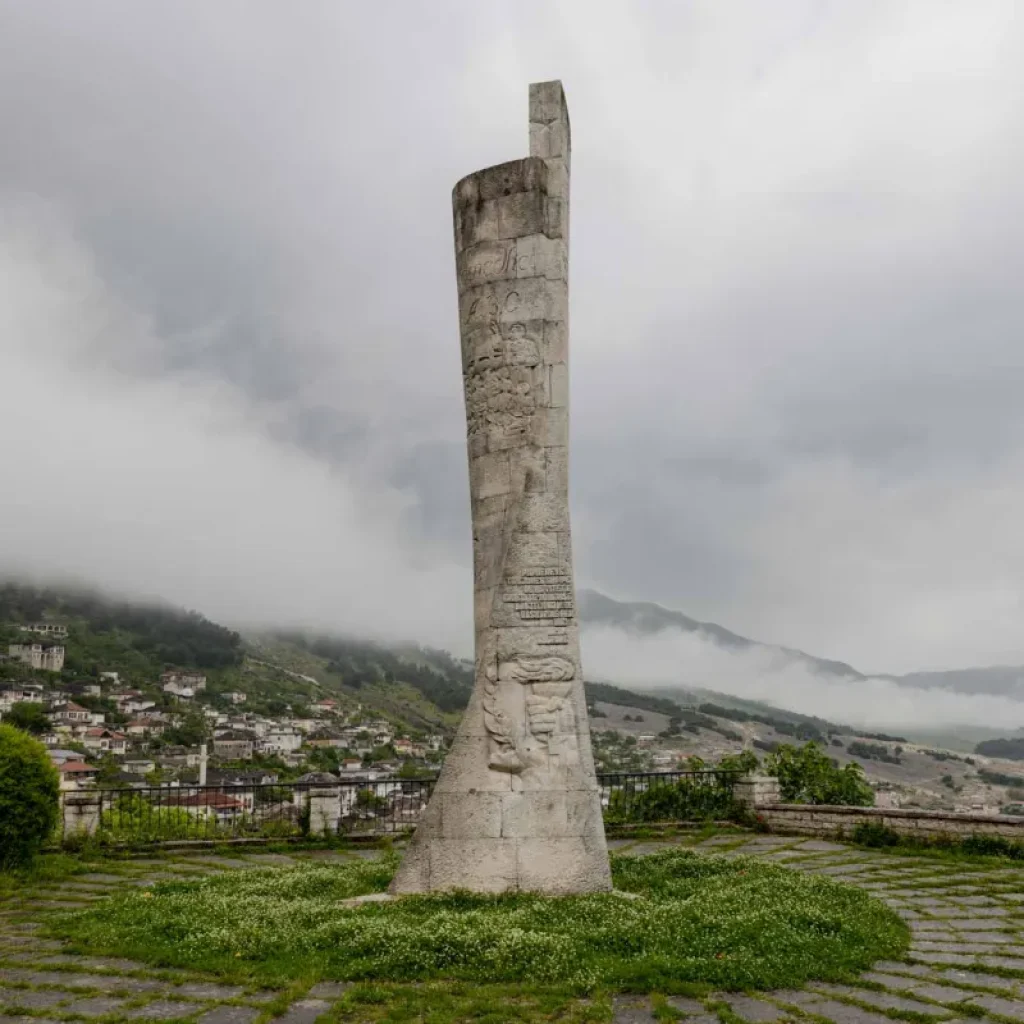 The Gjirokastra Obelisk albaniadestination.in